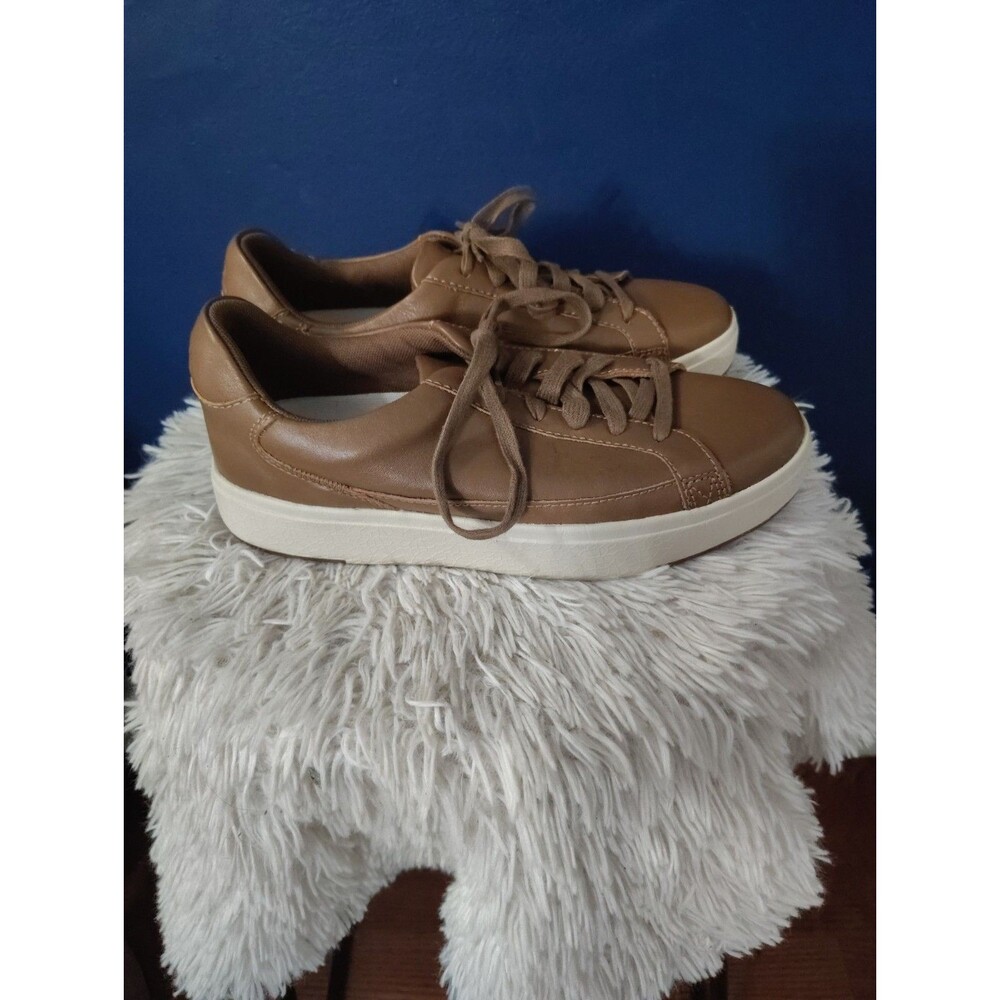 Kizik Comfortable Full-Grain Leather Slip On Sneakers Shoes Size 8.5 Women's